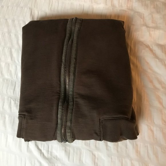 Parasuco Brown Hoodie Zip-up Hooded Sweatshirt MEN Large - Picture 6 of 7